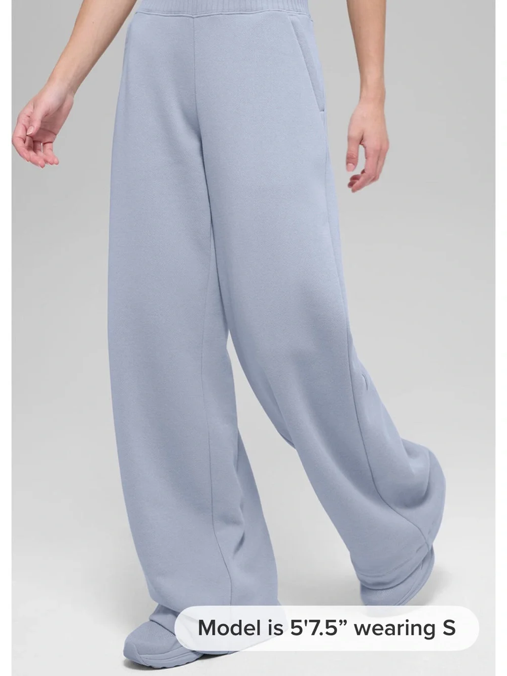 ALO Yoga Women's Wide-Leg Pull-On Pants in Light Lavender
